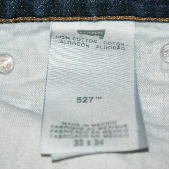 Levi Strauss  & Co 527 Jeans Size 33 x 34 - Picture 12 of 15